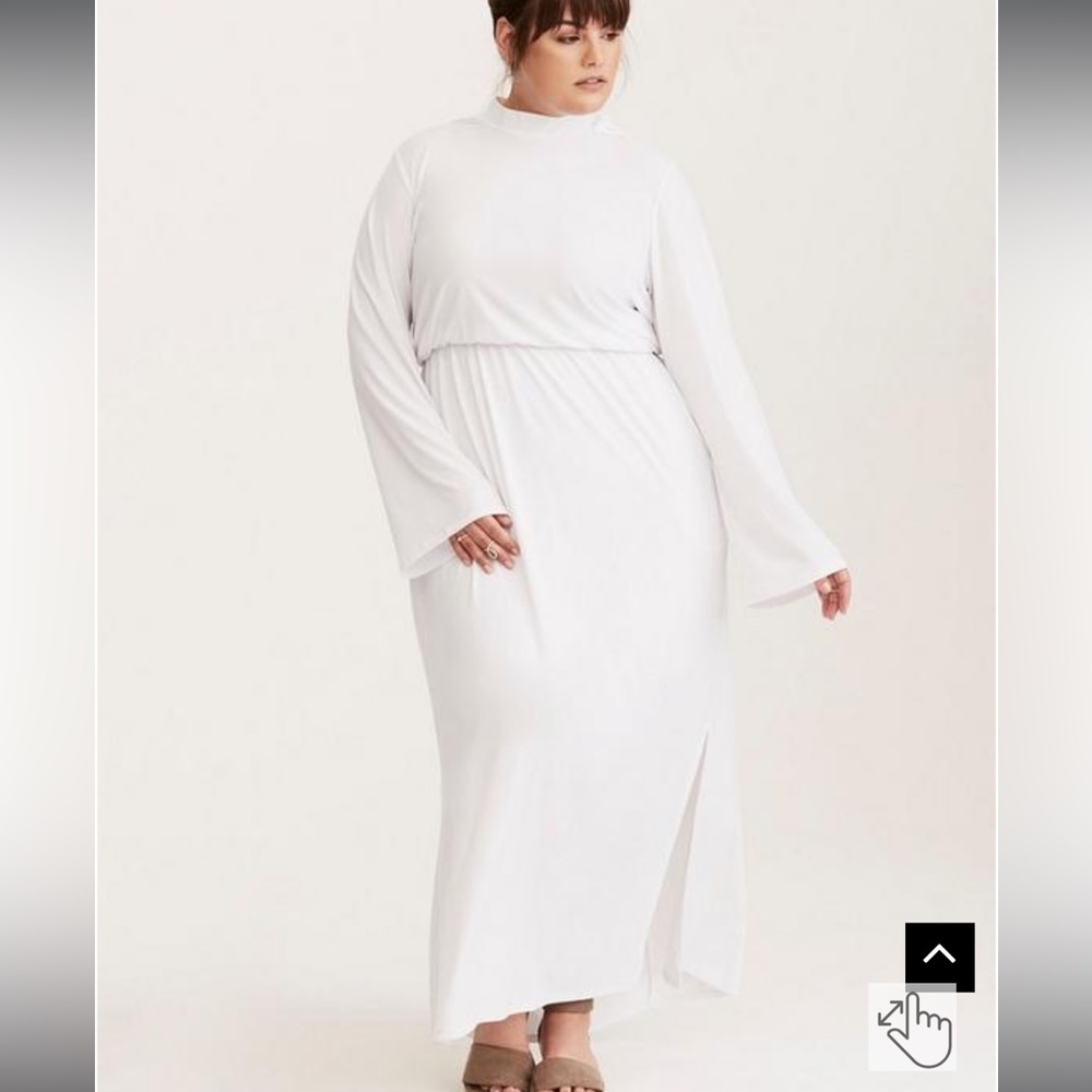 Her Universe 1X Torrid Princess Leia Star Wars Cosplay Gown Dress Halloween